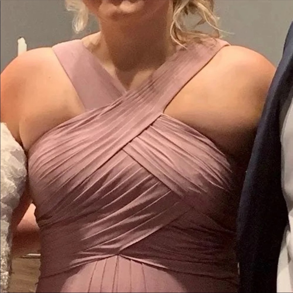 Azazie mauve dress A14. It’s a size 10.